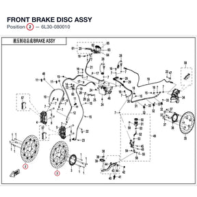FRONT BRAKE DISC ASSY product image