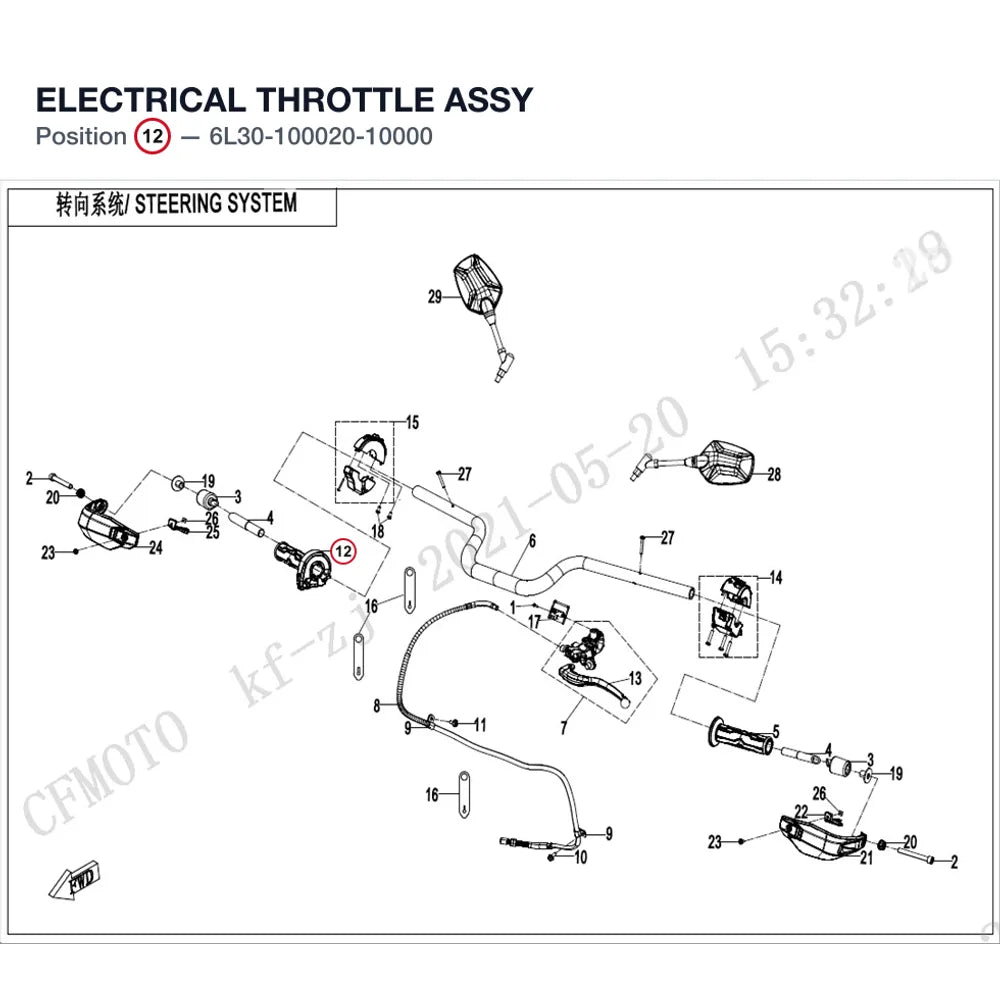 ELECTRICAL THROTTLE ASSY product image