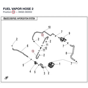 FUEL VAPOR HOSE 2 product image