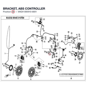 BRACKET, ABS CONTROLLER product image
