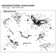 MOUNTING SCREW, CHAIN GUARD product image