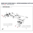 INNER HEX SCREW M6X16 - INTERCHANGEABLE WITH  A010-120003 product image