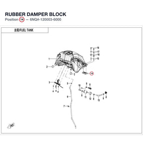 RUBBER DAMPER BLOCK product image