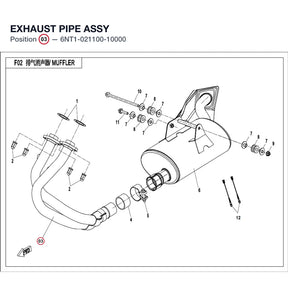 EXHAUST PIPE ASSY product image
