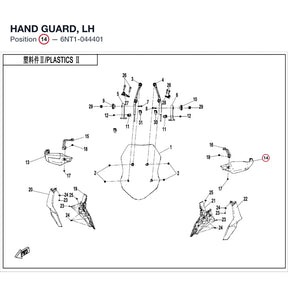 HAND GUARD, LH product image