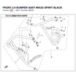 FRONT LH BUMPER ASSY product image