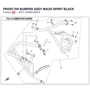 FRONT RH BUMPER ASSY product image