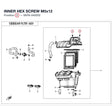 INNER HEX SCREW M5x12 product image