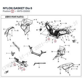 NYLON GASKET Dia 8 product image