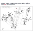 LOWER TRIPLE CLAMP, FRONT FORK product image