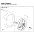 FRONT RIM ASSY product image
