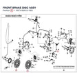 FRONT BRAKE DISC ASSY product image