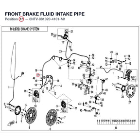 FRONT BRAKE FLUID INTAKE PIPE product image