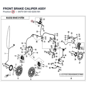 FRONT BRAKE CALIPER ASSY product image