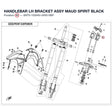 HANDLEBAR LH BRACKET ASSY product image