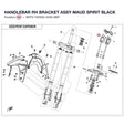 HANDLEBAR RH BRACKET ASSY product image