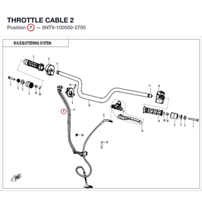 THROTTLE CABLE 2 product image