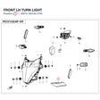 FRONT LH TURN LIGHT product image