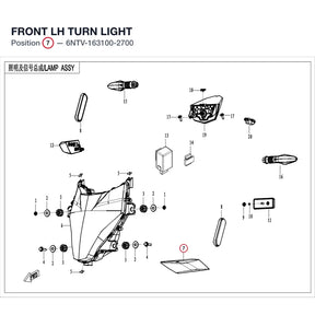 FRONT LH TURN LIGHT product image