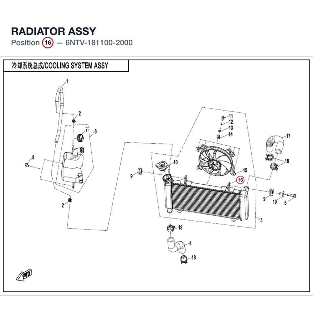 RADIATOR ASSY product image