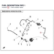 FUEL DESORPTION PIPE 1 product image