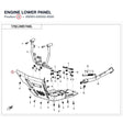 ENGINE LOWER PANEL product image
