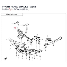 FRONT PANEL BRACKET ASSY product image