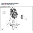 FRONT BRACKET ASSY, GUARD product image