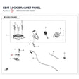 SEAT LOCK BRACKET PANEL product image