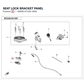 SEAT LOCK BRACKET PANEL product image