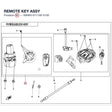 REMOTE KEY ASSY product image