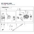 KEY ROUND LABEL product image