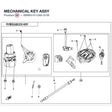 MECHANICAL KEY ASSY product image