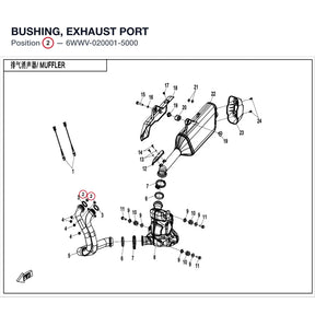 BUSHING, EXHAUST PORT product image