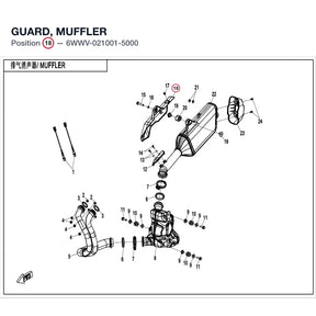 GUARD, MUFFLER product image
