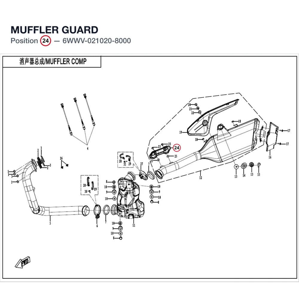 MUFFLER GUARD product image