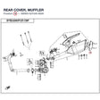 REAR COVER, MUFFLER product image
