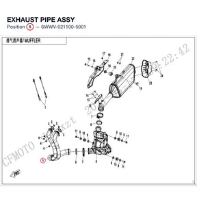 EXHAUST PIPE ASSY product image
