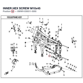 INNER HEX SCREW M10x45 product image
