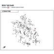 BOLT M12x60 product image