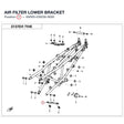 AIR FILTER LOWER BRACKET product image