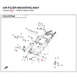 AIR FILTER MOUNTING ASSY product image