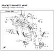 BRACKET, MAGNETIC VALVE product image