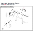 LIMIT SEAT, MIDDLE SUPPORTER product image