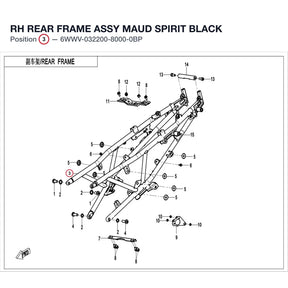 RH REAR FRAME ASSY product image