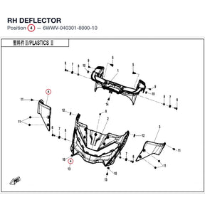 RH DEFLECTOR product image