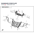 DASHBOARD COVER PLATE product image