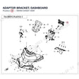 ADAPTOR BRACKET, DASHBOARD product image