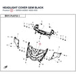 HEADLIGHT COVER product image