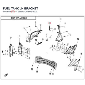 FUEL TANK LH BRACKET product image